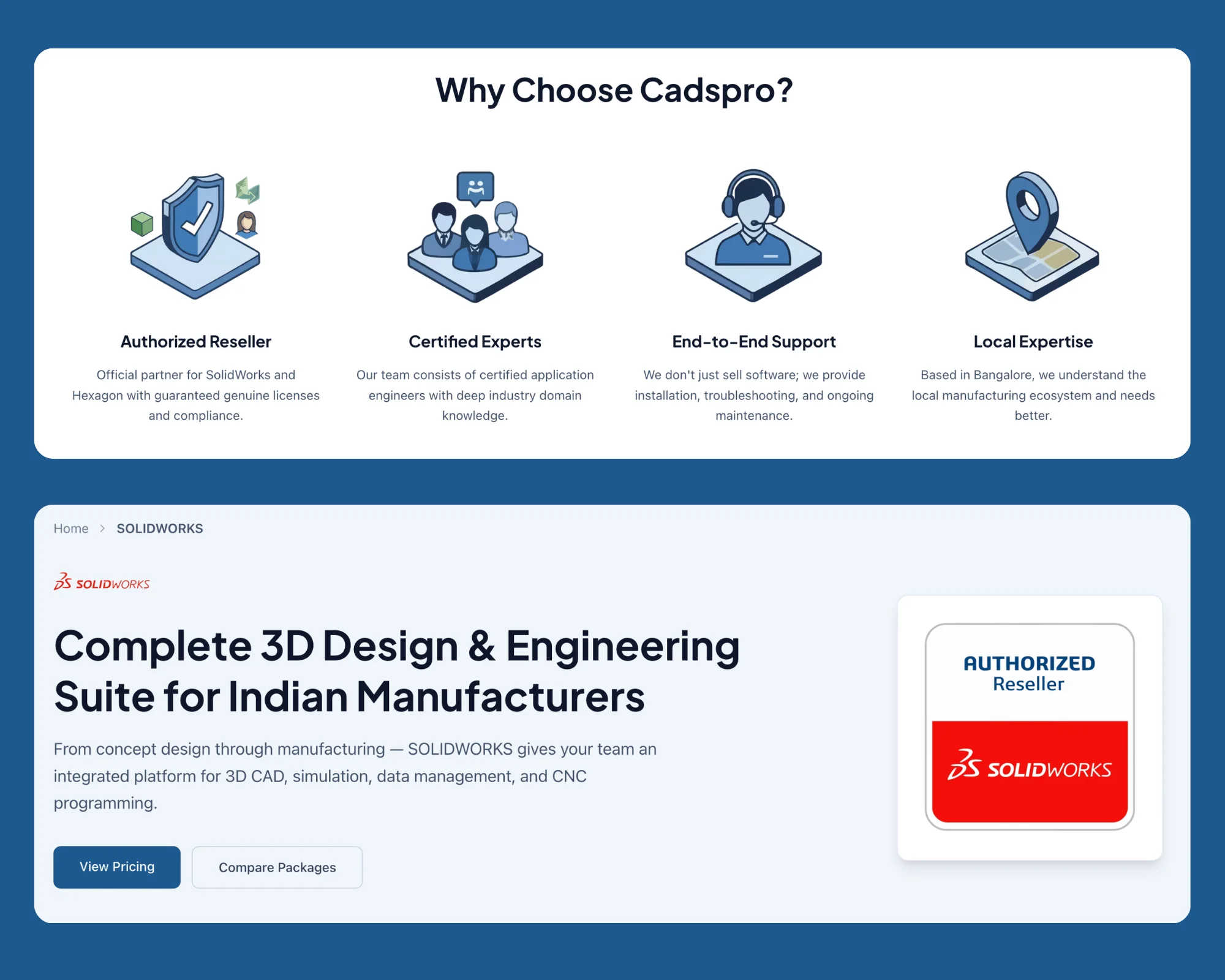 CADSPro interior pages and layouts