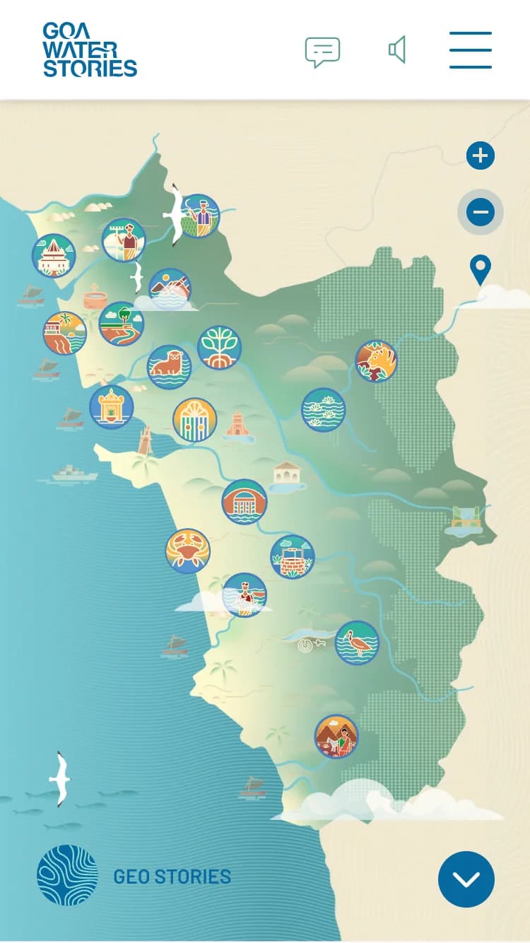 Goa Water Stories — Mobile