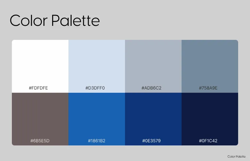 TMR Fino Global colour palette