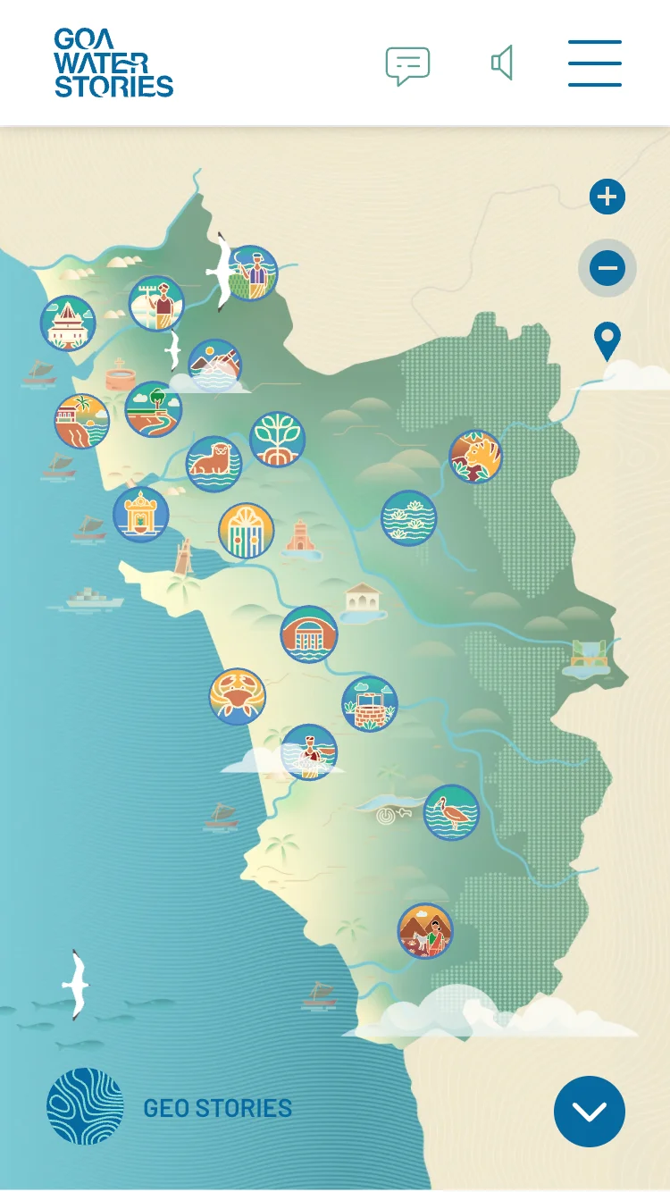 Goa Water Stories — Mobile